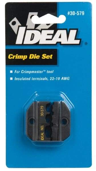 Ideal - Terminal Crimper - Insulated Terminal 22-10 AWG - Die Set Only Style - Exact Industrial Supply