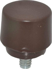 NUPLA - 1" Face Diam, Grade Soft, Brown Soft Face Hammer Tip - Plastic - Exact Industrial Supply