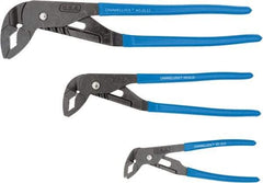 Channellock - 3 Piece Tongue & Groove Plier Set - Comes in Display Card - Exact Industrial Supply