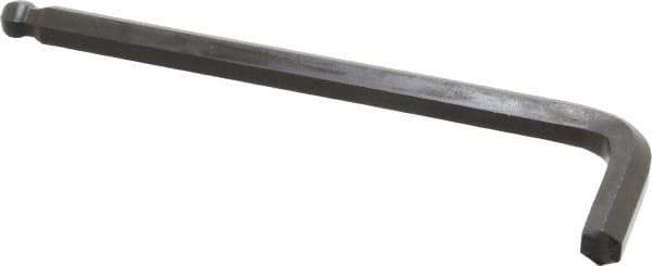 Eklind - 10mm Hex, Long Arm, Ball End Hex Key - 6-37/64" OAL, Steel, Metric System of Measurement - Exact Industrial Supply