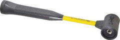 NUPLA - 1 Lb Head 1-1/2" Face Composite Nonmarring Hammer without Faces - Fiberglass Handle - Exact Industrial Supply