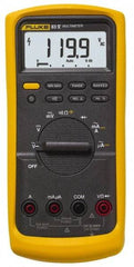 Fluke - 83-5, CAT IV, CAT III, 1,000 VAC/VDC, True RMS Auto Ranging Manual Ranging Multimeter - 50 mOhm, Measures Voltage, Capacitance, Current, Frequency, Resistance - Exact Industrial Supply