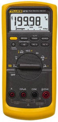 Fluke - 2 Piece, Digital Multimeter Kit - 1,000 Volt Max, 10 Max Amp - Exact Industrial Supply