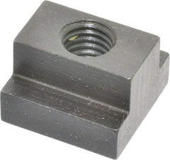 Gibraltar - 1/2-13 Blind Tapped T Slot Nut - 5/8" Slot Width, 1-1/8 x 3/8" Base Width x Height, 1-1/8 x 3/4" OAL x Height - Exact Industrial Supply