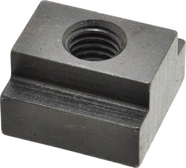 Gibraltar - 1/2-13 Blind Tapped T Slot Nut - 3/4" Slot Width, 1-1/4 x 15/32" Base Width x Height, 1-1/4 x 3/4" OAL x Height - Exact Industrial Supply