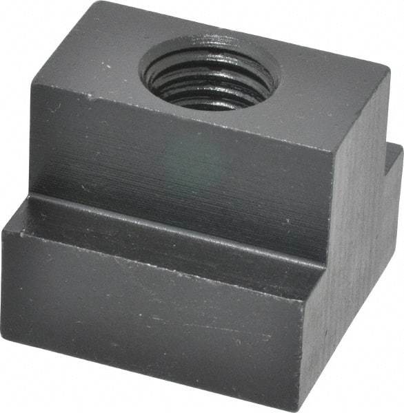 Gibraltar - 3/4-10 Blind Tapped T Slot Nut - 1" Slot Width, 1-3/4 x 3/4" Base Width x Height, 1-3/4 x 1-1/2" OAL x Height - Exact Industrial Supply