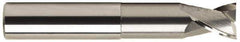 OSG - 1", 2 Flute, Single End, Solid Carbide, 0.09" Corner Radius End Mill - 6" OAL, 30° Helix, Right Hand Flute, 1" LOC, Right Hand Cut, 3-3/8" Extended Reach - Exact Industrial Supply