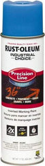 Rust-Oleum - 17 fl oz Blue Marking Paint - Water-Based Formula - Exact Industrial Supply