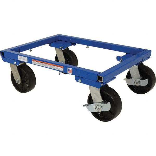 Vestil - 3,000 Lb Capacity Steel Dolly - 22" Long x 16" Wide - Exact Industrial Supply