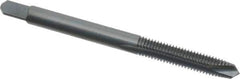 Kennametal - #10-32 UNF, 2 Flute, Oxide Finish, High Speed Steel Spiral Point Tap - Plug Chamfer, Right Hand Thread, 2.38" OAL, 7/8" Thread Length, 0.194" Shank Diam, 3B Class of Fit - Exact Industrial Supply