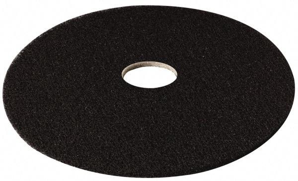 3M - Stripping Pad - 18" Machine, Black Pad, Nylon - Exact Industrial Supply