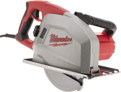 Milwaukee Tool - 13 Amps, 8" Blade Diam, 3,700 RPM, Electric Circular Saw - 120 Volts, 1.75 hp, 15' Cord Length, 5/8" Arbor Hole, Right Blade - Exact Industrial Supply