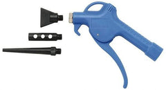 Value Collection - 4 Piece Plastic Air Gun Kit - 1/4 NPT Inlet, 160 Max psi - Exact Industrial Supply