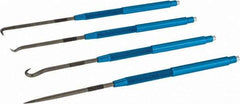 Moody Tools - 4 Piece Hook & Probe Set - Steel - Exact Industrial Supply