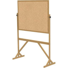 Ghent - Cork Bulletin Boards Style: Reversible Bulletin Board Color: Natural Cork - Exact Industrial Supply