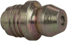 Value Collection - Straight Head Angle, 1/4 Thread Steel Drive-In Grease Fitting - Exact Industrial Supply
