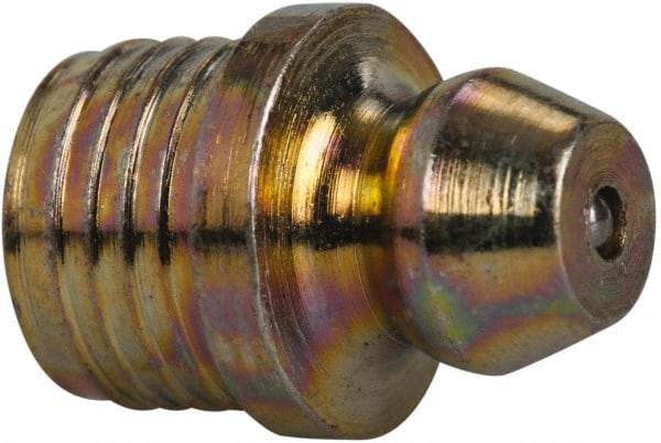 Value Collection - Straight Head Angle, 5/16 Thread Steel Drive-In Grease Fitting - Exact Industrial Supply