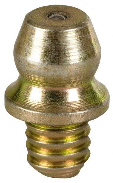 Value Collection - Straight Head Angle, 3/16 Thread Steel Drive-In Grease Fitting - Exact Industrial Supply