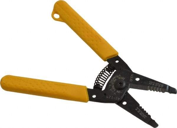 Ideal - 30 to 22 AWG Capacity Wire Stripper - 6" OAL, Plastic Cushion Handle - Exact Industrial Supply