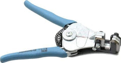 Ideal - 22 to 14 AWG Capacity Automatic Wire Stripper - 7" OAL, Plastic Cushion Handle - Exact Industrial Supply