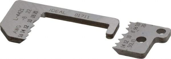 Ideal - 22 to 10 AWG Wire Gage Replacement Blade - Exact Industrial Supply