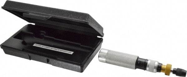 Apex - 1 Piece, 1-1/4 to 6-1/4 In/Lb, Adjustable Torque Limiting Screwdriver - 6-1/2" OAL, 1/4" Drive - Exact Industrial Supply