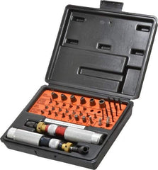 Apex - 41 Piece, 6 to 30 In/Lb, Torque Limiting Screwdriver Kit - 1/4" Drive - Exact Industrial Supply