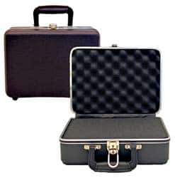 Platt - 16" Wide x 5" High, Clamshell Hard Case - Black, Plastic - Exact Industrial Supply