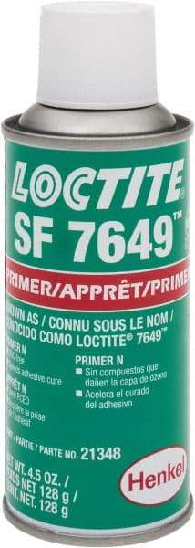 Loctite - 4.5 Fluid Ounce Can, Green, Liquid Primer - Series 7649 - Exact Industrial Supply