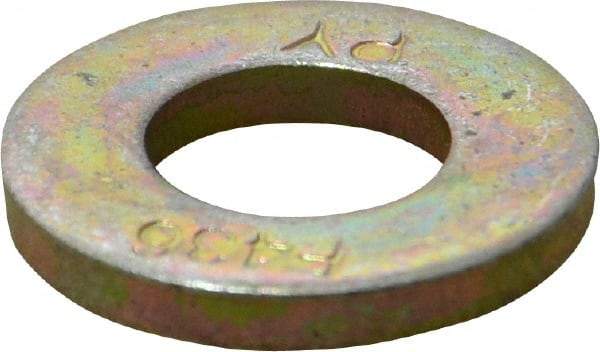 Value Collection - 1/2" Screw, Grade 8 Alloy Steel SAE Flat Washer - 17/32" ID x 1-1/16" OD, 3/32" Thick - Exact Industrial Supply