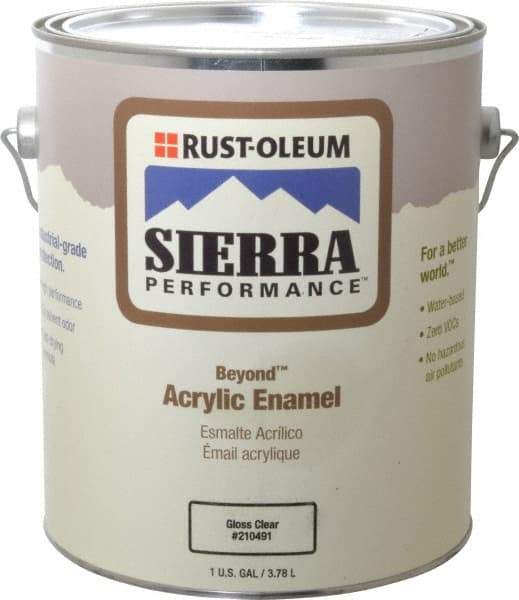 Rust-Oleum - 1 Gal Clear Gloss Finish Metal Coating - <0 gL VOC Compliance - Exact Industrial Supply