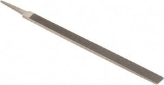 Nicholson - 12" Standard Precision Swiss Pattern Regular Pillar File - Double Cut, With Tang - Exact Industrial Supply