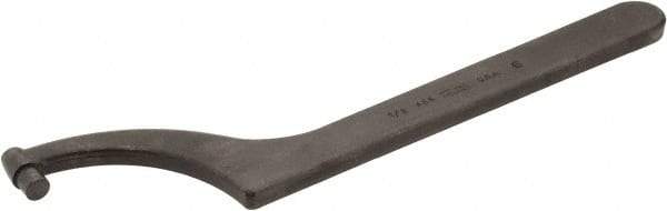 Martin Tools - 6" Capacity, Pin Spanner Wrench - 14" OAL, 9/16" Hook Pin Height - Exact Industrial Supply