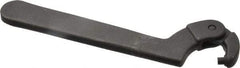 Martin Tools - 3/4" to 2" Capacity, Adjustable Pin Spanner Wrench - 6-3/8" OAL, 5/32" Hook Pin Height - Exact Industrial Supply