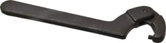 Martin Tools - 1-1/4" to 3" Capacity, Adjustable Pin Spanner Wrench - 8-1/8" OAL, 3/16" Hook Pin Height - Exact Industrial Supply