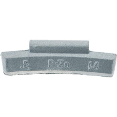 Perfect Equipment - 0.5 oz P Wheel Weight - Zinc, For Use with Automotive & Light Trucks - Exact Industrial Supply