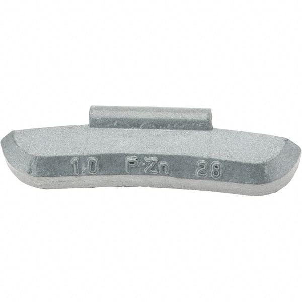Perfect Equipment - 1 oz P Wheel Weight - Zinc, For Use with Automotive & Light Trucks - Exact Industrial Supply