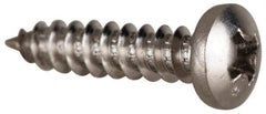 Value Collection - #4 Pan Head Phillips Sheet Metal Screw - Stainless Steel, 1/2" Length Under Head, Grade 316 - Exact Industrial Supply
