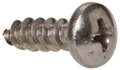 Value Collection - #10 Pan Head Phillips Sheet Metal Screw - Stainless Steel, 5/8" Length Under Head, Grade 316 - Exact Industrial Supply