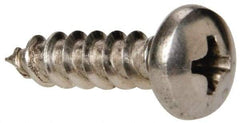 Value Collection - #10 Pan Head Phillips Sheet Metal Screw - Stainless Steel, 3/4" Length Under Head, Grade 316 - Exact Industrial Supply