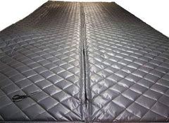 Singer Safety - 4' Long x 48" Wide, Fiberglass Panel - ASTM E-84 Specification, Metallic Gray - Exact Industrial Supply