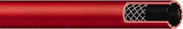 Continental ContiTech - 3/8" ID x 0.7" OD 50' Long Multipurpose Air Hose - MNPT x MNPT Ends, 300 Working psi, -40 to 190°F, 1/4" Fitting, Red - Exact Industrial Supply