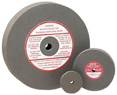 Cratex - 4" Diam x 1/2" Hole x 1/4" Thick, Surface Grinding Wheel - Silicon Carbide, Fine Grade, 5,250 Max RPM, Rubber Bond, No Recess - Exact Industrial Supply