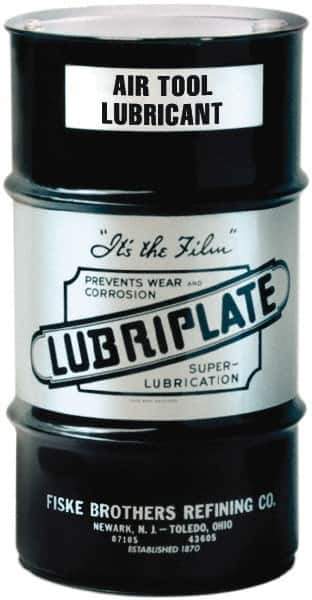 Lubriplate - 16 Gal Drum, ISO 32, SAE 10W, Air Tool Oil - 20°F to 285°, 147 Viscosity (SUS) at 100°F, 44 Viscosity (SUS) at 210°F - Exact Industrial Supply
