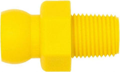 Loc-Line - 1/4" Hose ID, Male to Female Coolant Hose Connector - 1/8" NPT, For Loc-Line Modular Hose Systems - Exact Industrial Supply