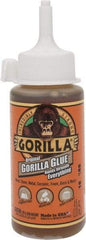 Gorilla Glue - 4 oz Bottle Brown All Purpose Glue - 20 min Working Time - Exact Industrial Supply