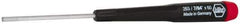 Wiha - 7/64" Precision Miniature Hex Driver - 2-23/64" Bade Length, Tapered Handle, 6-3/4" OAL - Exact Industrial Supply