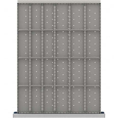 LISTA - 24-Compartment Drawer Divider Layout for 3.15" High Drawers - Exact Industrial Supply