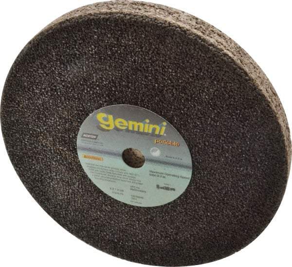 Norton - 8" Diam x 5/8" Hole x 1" Thick, P Hardness, 16 Grit Surface Grinding Wheel - Aluminum Oxide, Type 1, Very Coarse Grade, 6,000 Max RPM, No Recess - Exact Industrial Supply