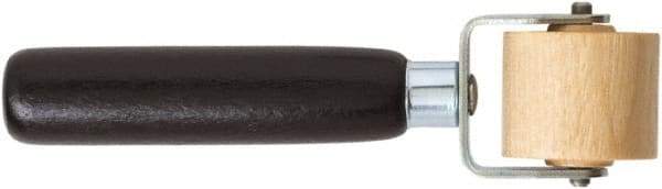 Hyde Tools - Steel & Wood Wallpaper Roller - 8-1/2" Long x 1-1/4" Wide - Exact Industrial Supply